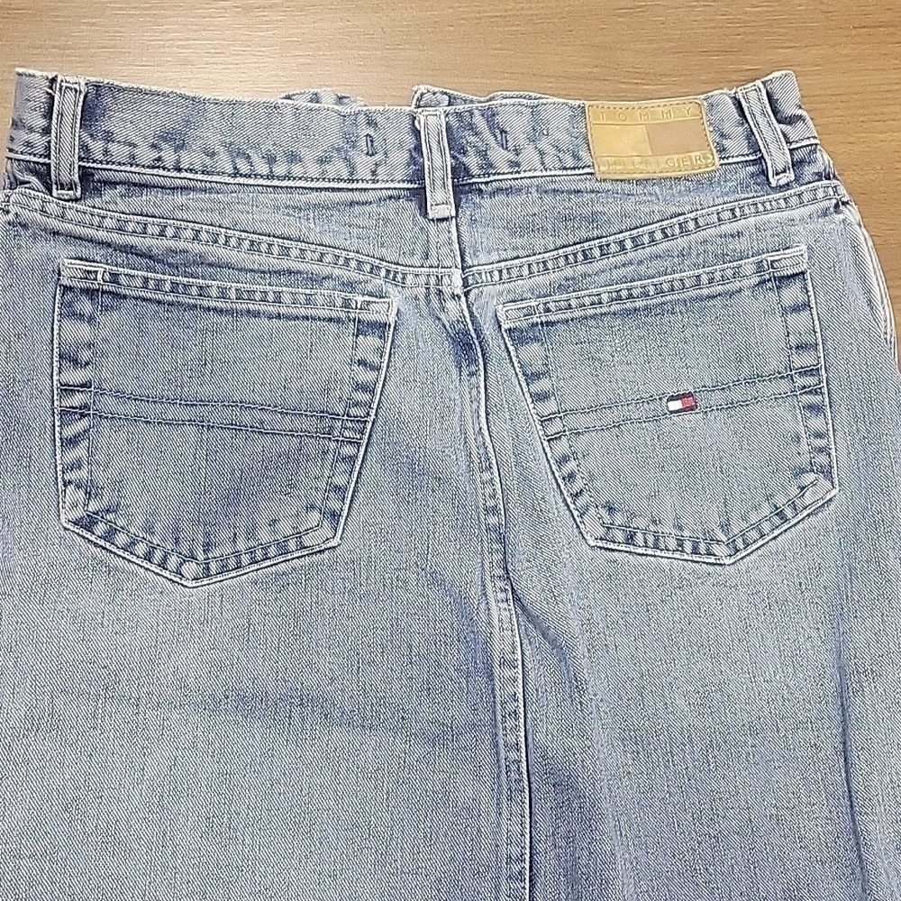 Y2K Blue Jean Pencil Skirt Tommy Hilfiger-Size Med.(vintage Check measurements) - Picture 13 of 13